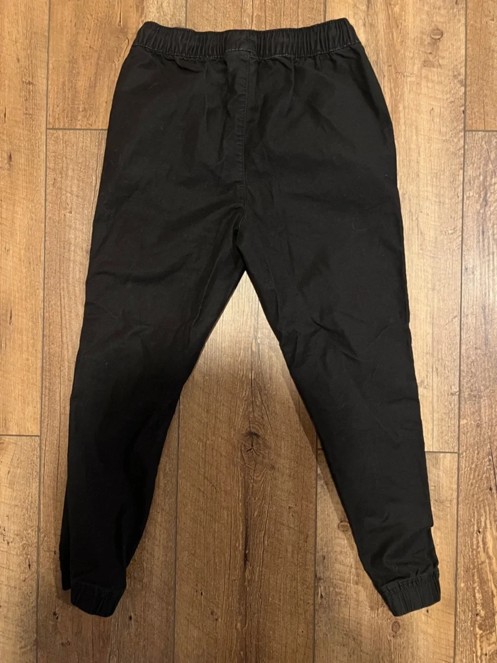 GAP Kids Black Elastic Drawstring Jogger Pants, size medium